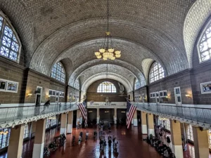 Ellis Island from New Jersey