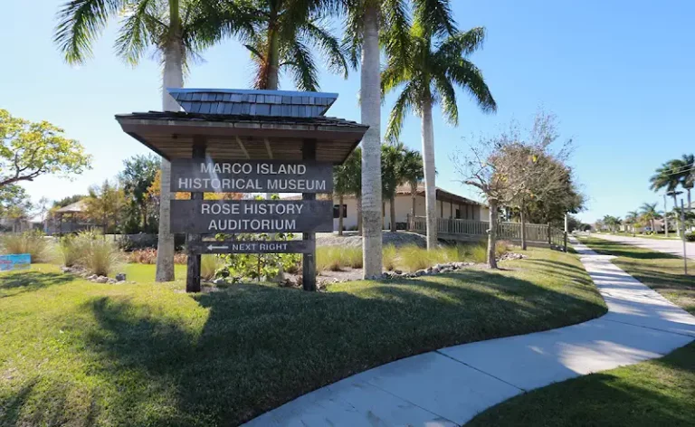 Marco Island Historical Museum from Shell Island