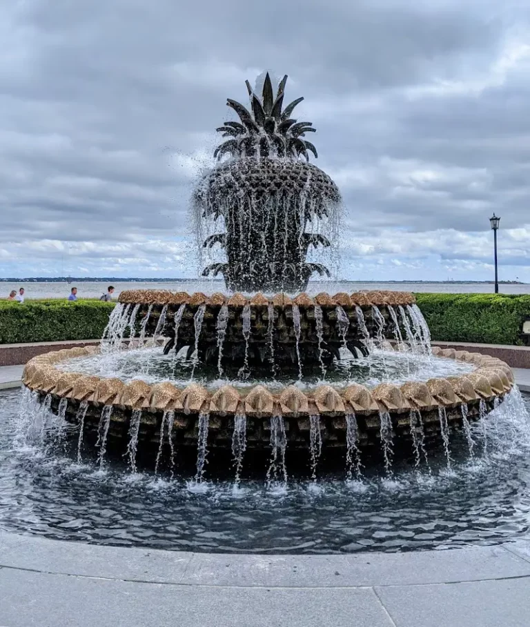 Pineapple Fountain from James Island