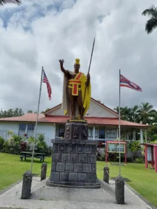 Statue of King Kamehameha from Hawi