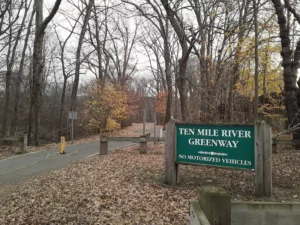 Ten Mile River Preservation Trail from Pawtucket