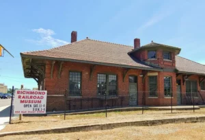 The Richmond Railroad Museum from Richmond
