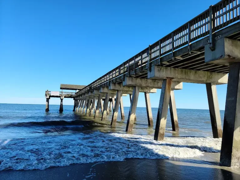 Tybee Beach Pier and Pavilion from Tybee Island